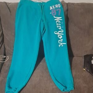 Aeropostale Kids Turquoise Joggers